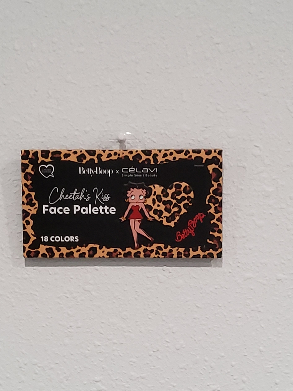 Womens Célavi x Betty Boop Cheetah's Kiss Face Palette - Leopard Print